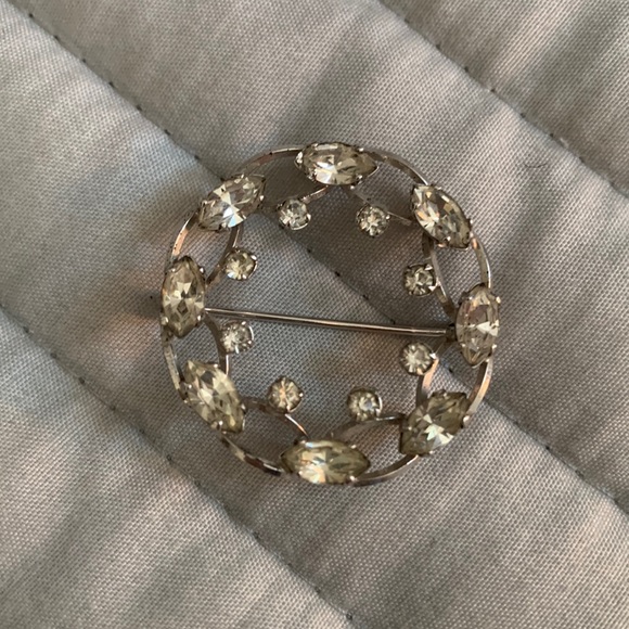 Vintage Van dell sterling silver round brooch! - Picture 8 of 8